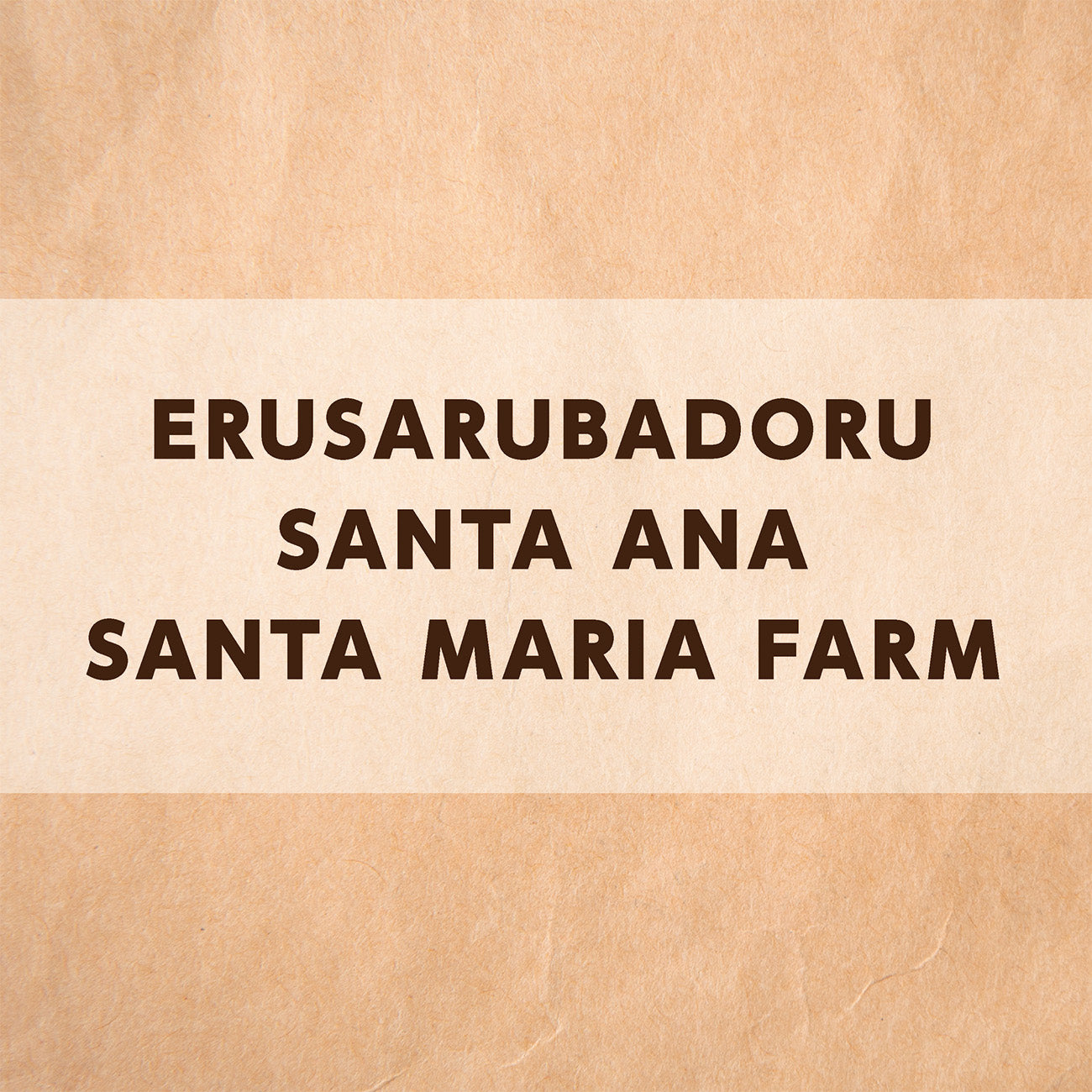 エルサルバドル サンタアナ サンタマリア農園